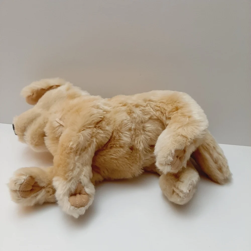 🍒 FOLKMANIS Golden Retriever Puppy Dog Hand Puppet Plush Soft Kids Toy - Picture 10 of 16